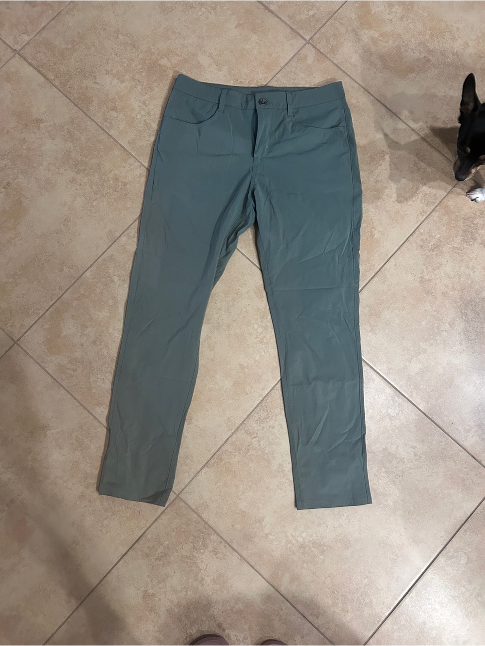 Vuori Men's Chino Pants in Slate Blue-Green